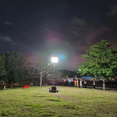 Torri di illuminazione portatili a forma di palloncino da 1000 W con design brevettato di carrello e generatore