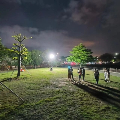 IP65 LED Telescopic Mast Inflatable Work Light Tower per la costruzione e le opere stradali