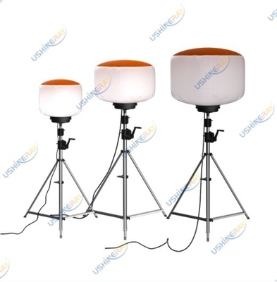 Luce portatile per il lavoro con palloncini da costruzione 150W Illuminazione a 360 gradi Supporto per treppiedi LED ad alta potenza