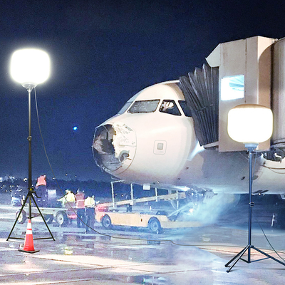 Telecamere di illuminazione a sfera bianca 500W per costruzioni di ingegneria