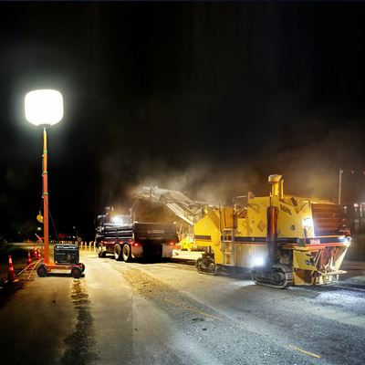 Telescopico LED Balloon Light Tower 1400W Mobile Light Tower Lampada Per cantieri