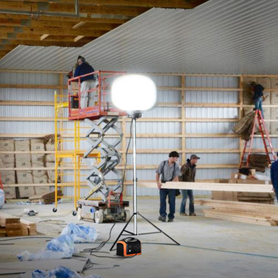 Peso leggero Lampada a palloncino 150Watt Portable Led Light Tower per il lavoro notturno