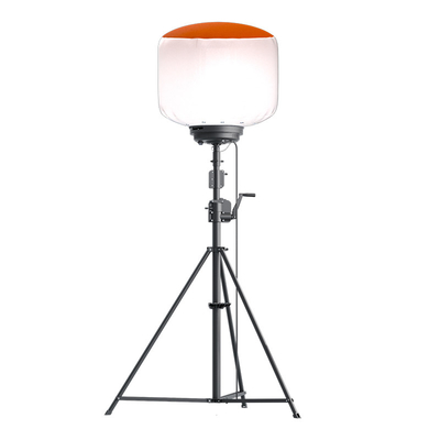 Illuminazione a 360 gradi luci a sfere a led 500W torre di luce rimorchiata per esterni