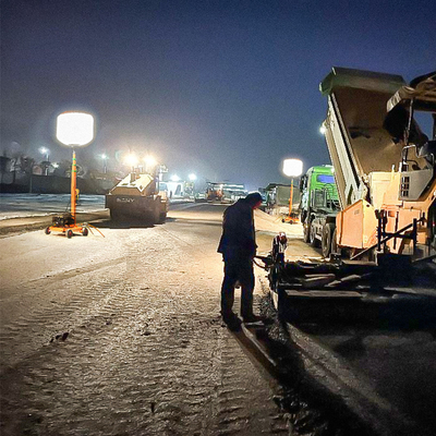 Super luminosa lampada a sfera a LED 1000W LED lampada a sfera portabile torre di luce per cantiere