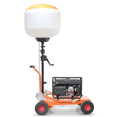AC220V Torre di luce ad alto palo 700W Pallone batteria alimentata Torre di luce a led per la costruzione