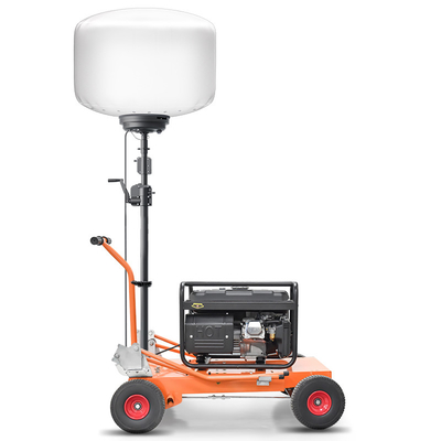 Trolley Lighting LED Balloon Light Tower 1400W Mast Light Tower per il fuoco e il soccorso