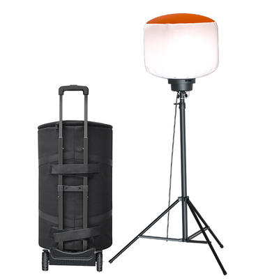 Eventi Torre luminosa telescopica rimorchiata 500W Pallone a LED Torre luminosa mobile per grandi eventi