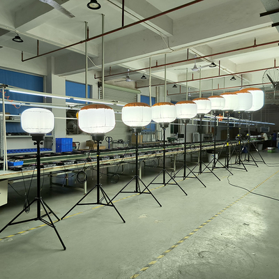 Lumi di treppiede di carrello di carrello 800W Lampada a sfera a LED per la sicurezza stradale
