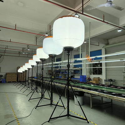 1200Watt luci a sfera a LED torre treppiede luci di lavoro esterno per appaltatori