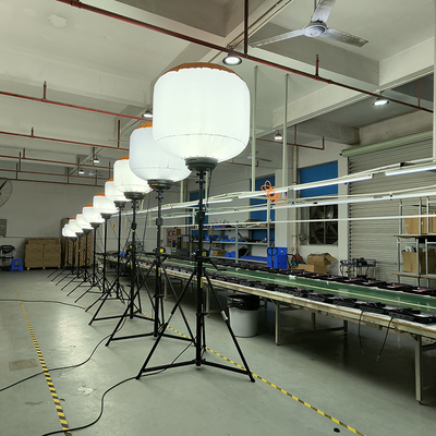 AC220V Portatile LED Luce di lavoro 1400W Luce di lavoro LED Tore di luce di palloncino per l'applicazione della legge