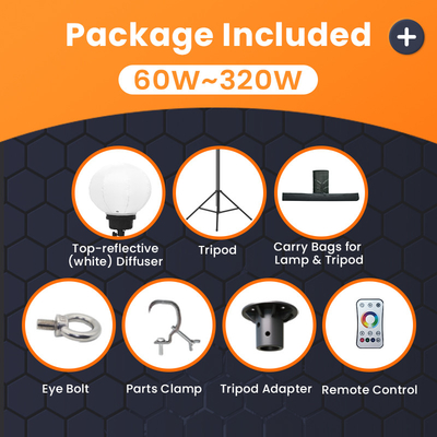 Lampada portatile a LED 320W per feste ed eventi speciali