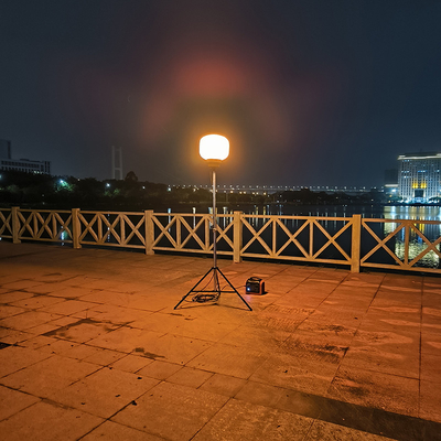 Torre di luce a palloncino alimentata da batterie 100W RGB LED Lampada a LED di lavoro per feste