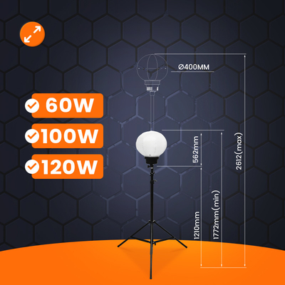120W Led RGB Balloon Light Tower Versatile Portabile Light Tower per eventi all'aperto