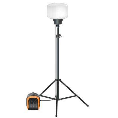 60W LED Luce a palloncino 2.05m Ignifuga Luce a palloncino Stand Illuminazione mobile per campeggio