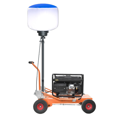 Carrello di illuminazione con generatore di luce mobile