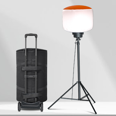 Eventi Torre luminosa telescopica rimorchiata 500W Pallone a LED Torre luminosa mobile per grandi eventi