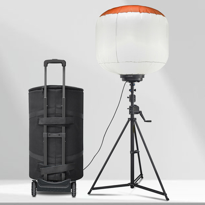 Trolley Lighting LED Balloon Light Tower 1400W Mast Light Tower per il fuoco e il soccorso