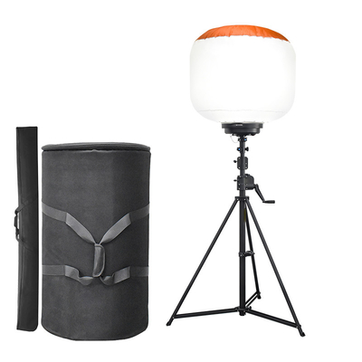 500W Torre di luci a palloncino portatile 160lm/W Alta luminosità per lavori temporanei Luce lavori stradali
