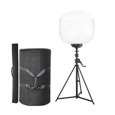1000W Torre di luci a palloncino portatile senza ombre illuminazione di sicurezza per cantieri, lavori stradali, feste, eventi, luce di salvataggio