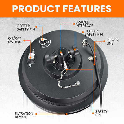 500W-1400W Luce a LED IP65 50000Hrs 360° Copertura Omni